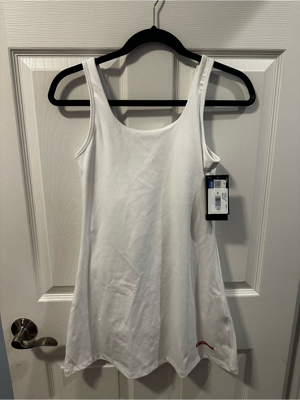 Under Armour Wisconsin Badgers Women’s White Athletic Dress Small NWT